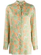 Etro Two Tone Shirt - Orange