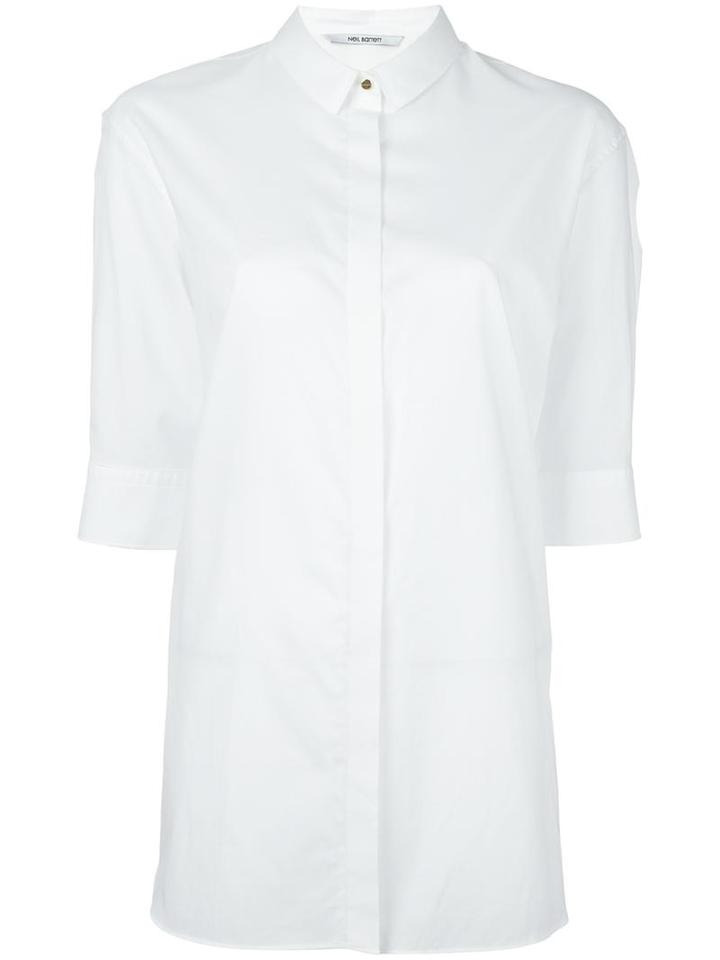 Neil Barrett Three-quarter Sleeve Shirt, Women's, Size: Xs, Cotton