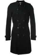 Burberry Chelsea Long Trench Coat - Black