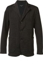 Engineered Garments Notched Lapel Blazer, Men's, Size: Large, Brown, Polyester/wool