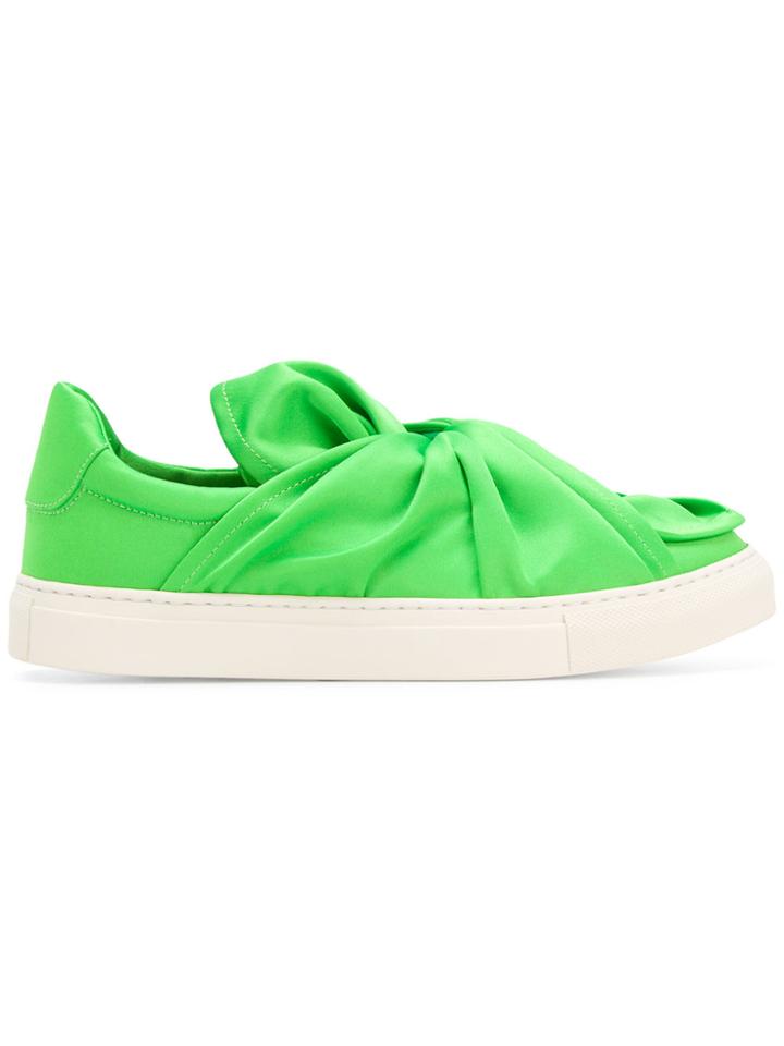 Ports 1961 Knot Front Slip-on Sneakers - Green