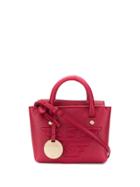 Emporio Armani Small Eagle-logo Tote Bag - Red