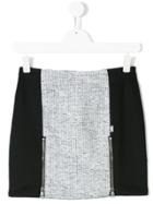 Karl Lagerfeld Kids Paneled Skirt - Black
