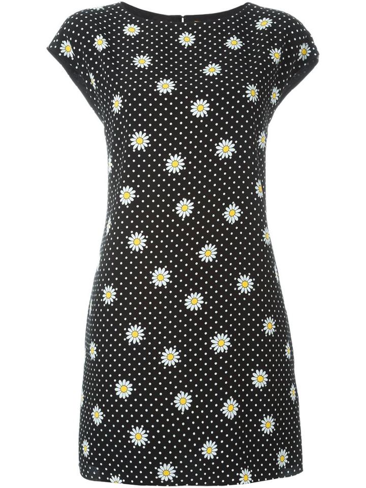 Saint Laurent Daisy Print Shift Dress