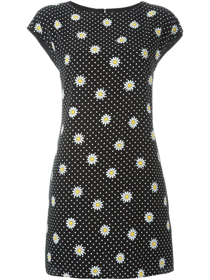 Saint Laurent Daisy Print Shift Dress