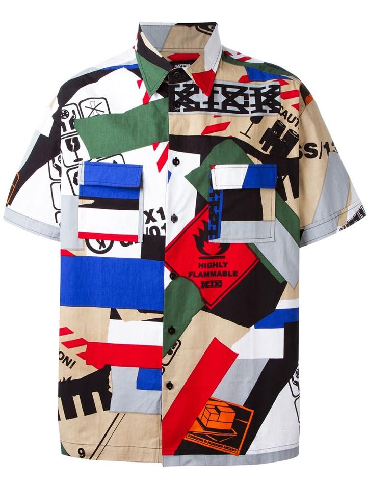 Ktz Paper Tape Shirt, Men's, Size: L, Cotton