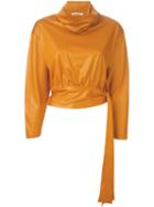 Issey Miyake Vintage Roll Neck Sweater, Women's, Size: 9, Yellow/orange
