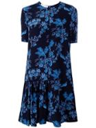 Stella Mccartney Asymmetric Side Skirt Dress, Women's, Size: 42, Blue, Silk