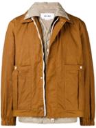 Sunnei Layered Two-piece Gilet And Jacket - Brown