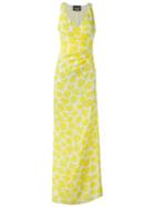 Boutique Moschino Floral Print Evening Dress