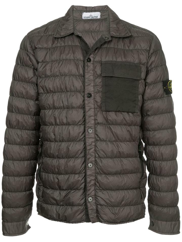 Stone Island Garment Dyed Micro-yarn Down Packable - Black
