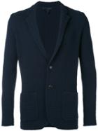 Lardini - Knitted Blazer - Men - Cotton - Xxl, Blue, Cotton