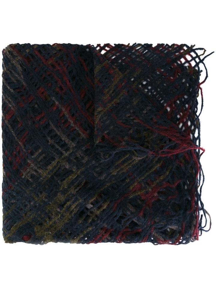 Faliero Sarti 'lier' Knit Scarf, Women's, Blue, Nylon/wool/alpaca