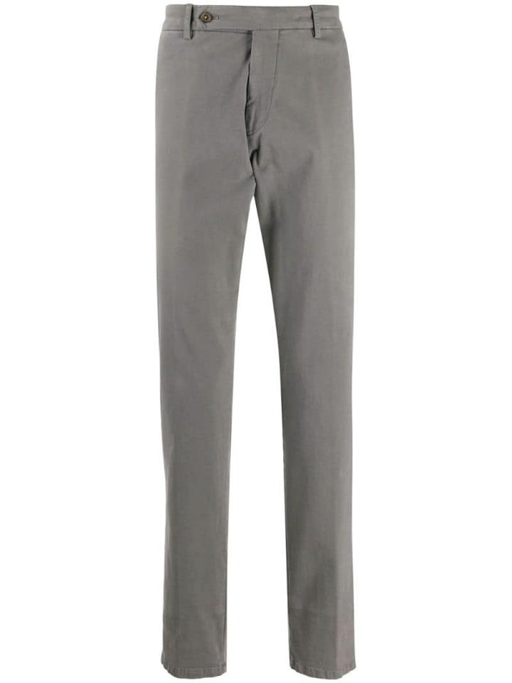 Berwich Straight-leg Trousers - Grey