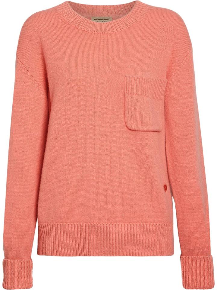 Burberry Pocket Sweater - Pink & Purple