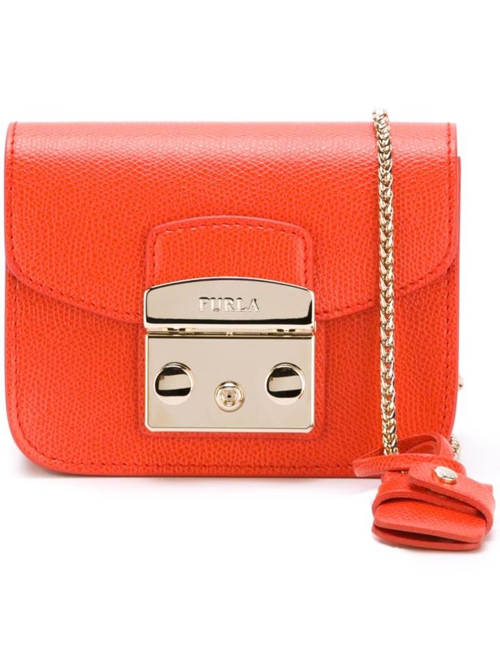 Furla Mini 'metropolis' Crossbody Bag, Women's, Yellow/orange