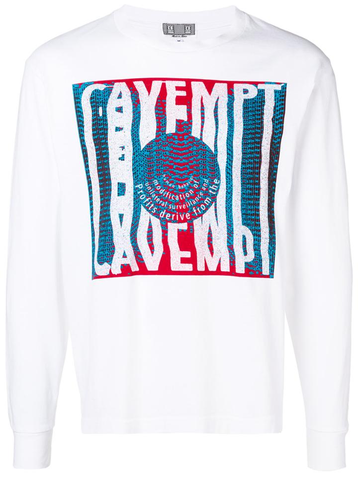 Cav Empt Desire Long Sleeve T-shirt - White