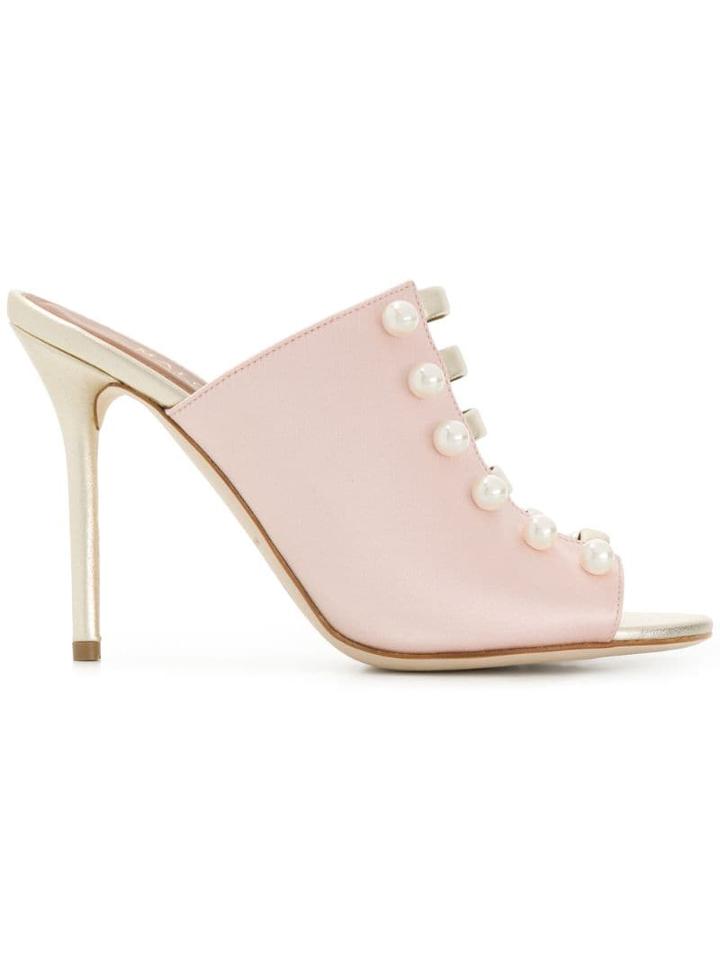 Malone Souliers Zada Open Toe Mules - Pink