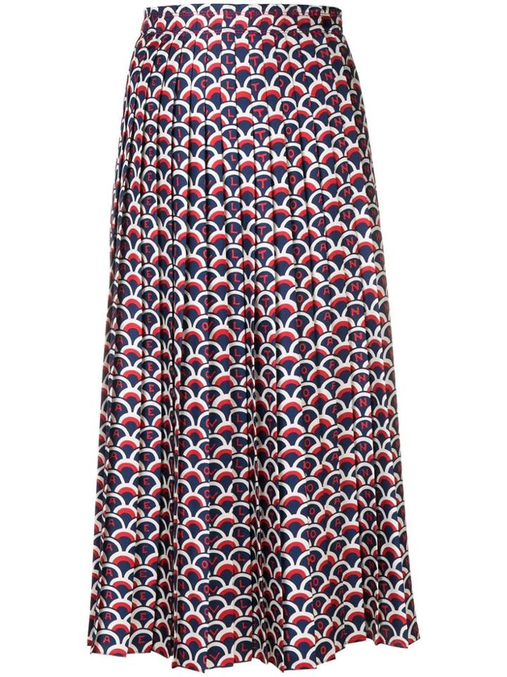Valentino Scale Print Skirt - Blue