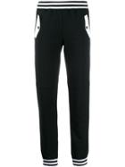 Moschino Contrast Trim Track Trousers - Black