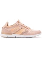 Tommy Hilfiger Panelled Lace-up Sneakers - Pink