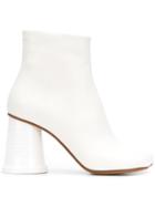 Mm6 Maison Margiela Chunky Heel Boots - White