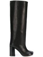 Mm6 Maison Margiela Knee Length Boots - Black