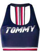 Tommy Hilfiger Logo Bikini Top - Blue