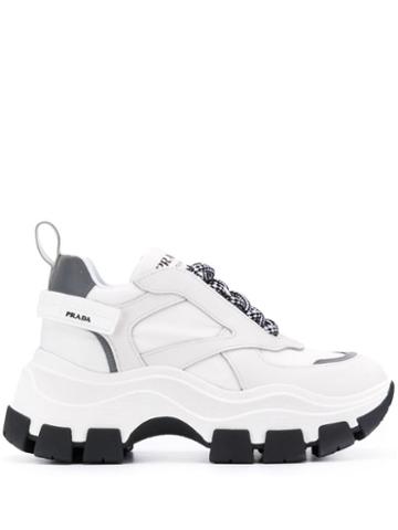 Prada Pegasus Sneakers - White