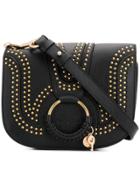 See By Chloé Microstud Hana Crossbody - Black
