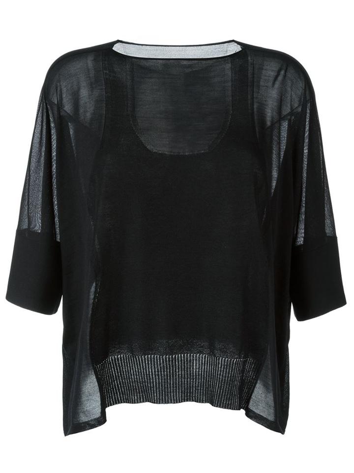 Maison Margiela Boxy Sheer Sweater