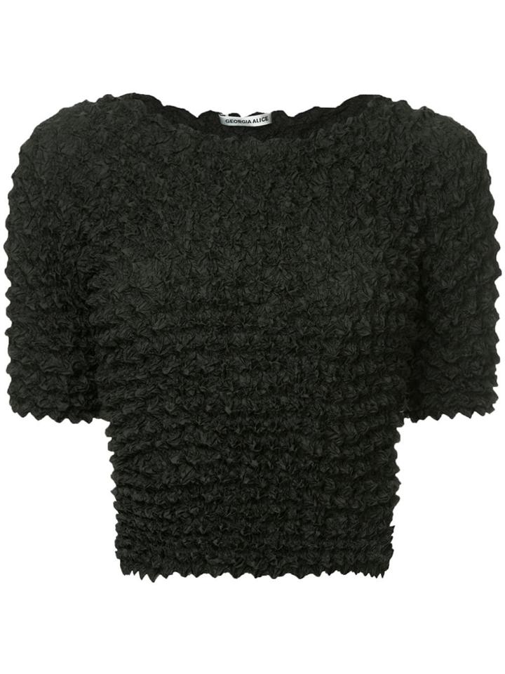 Georgia Alice Universe Cropped T-shirt - Black