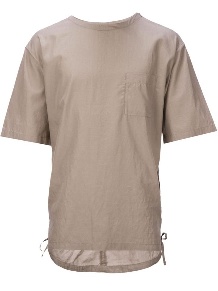 Monkey Time Chest Pocket T-shirt, Men's, Size: Xl, Brown, Cotton/lyocell