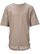 Monkey Time Chest Pocket T-shirt, Men's, Size: Xl, Brown, Cotton/lyocell