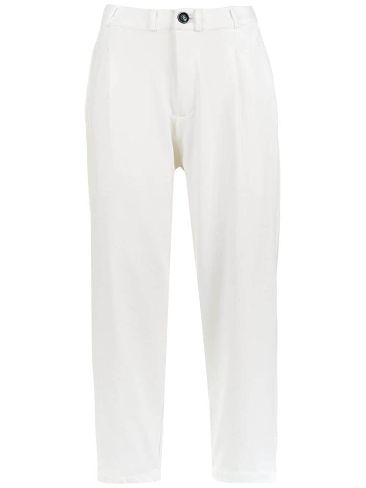 Uma Raquel Davidowicz Cropped Tailored Trousers - White