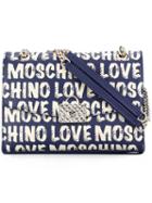 Love Moschino Logo Print Shoulder Bag