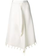Maison Rabih Kayrouz Drip Hem Midi Skirt