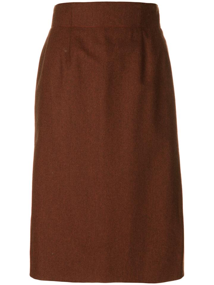 Jean Louis Scherrer Vintage Scherrer Skirt - Brown