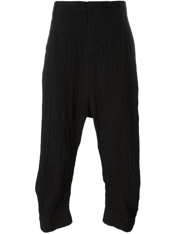 Lost & Found Ria Dunn Curved Leg Pants, Men's, Size: Large, Black, Cotton/wool