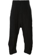 Lost & Found Ria Dunn Curved Leg Pants, Men's, Size: Large, Black, Cotton/wool