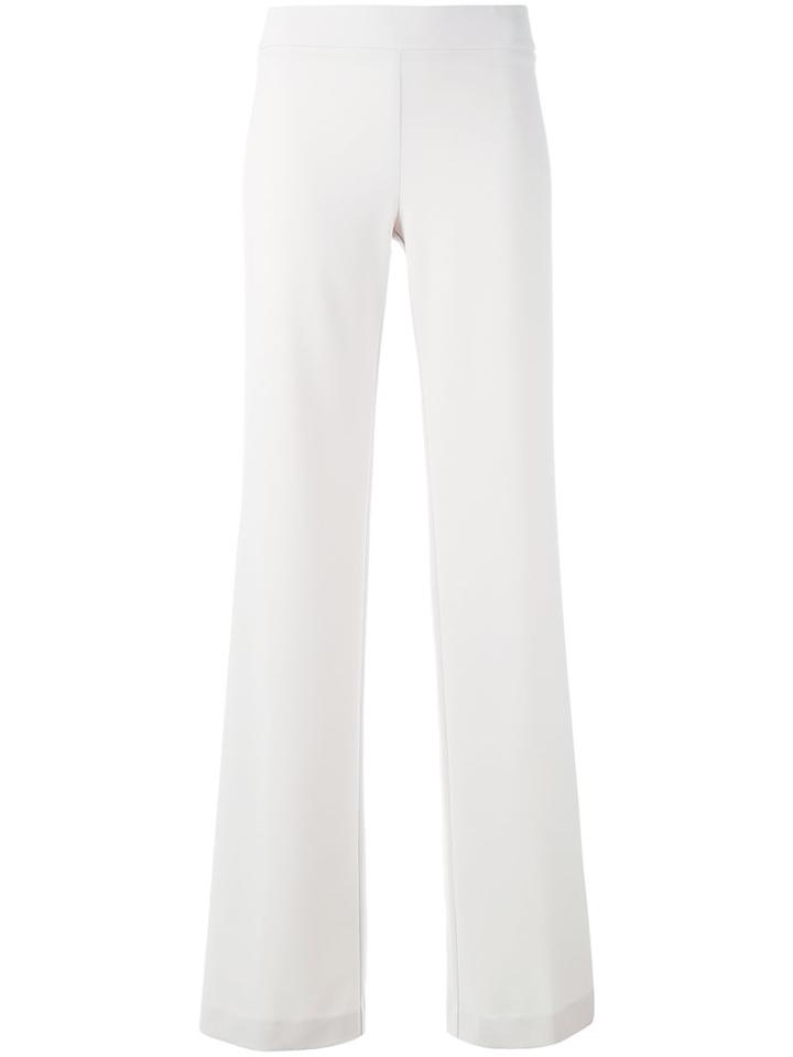 D.exterior Flared Trousers, Women's, Size: 46, Nude/neutrals, Polyester/spandex/elastane