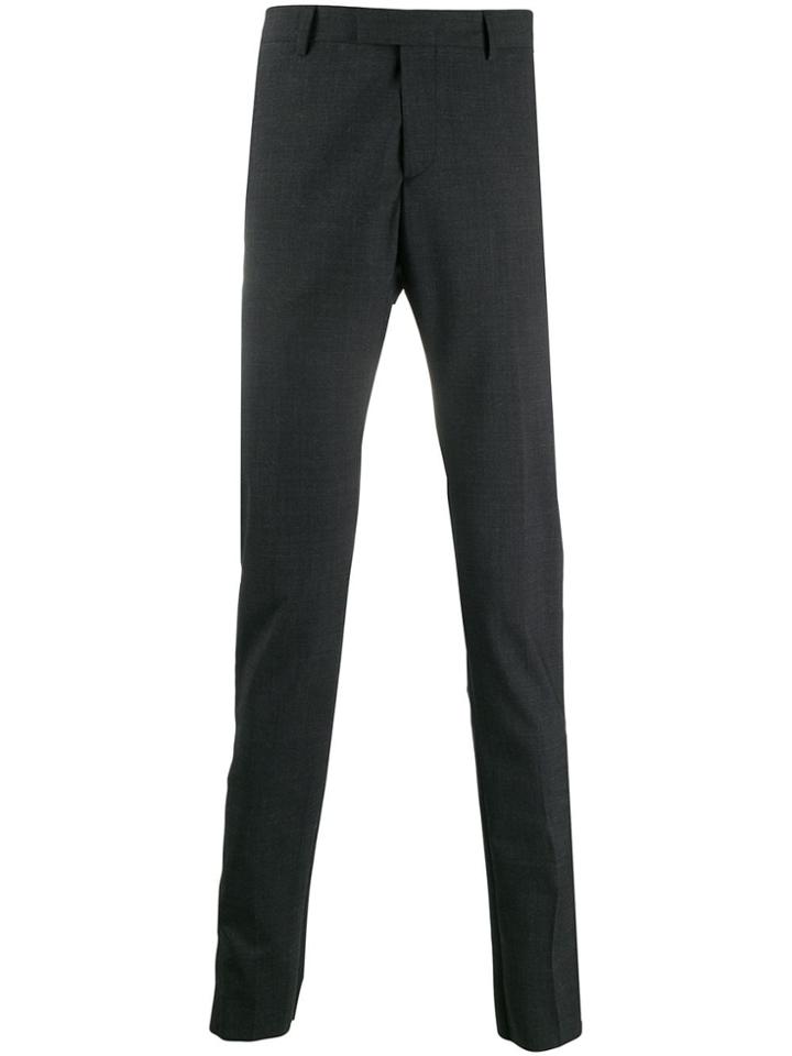 Les Hommes Slim-fit Tailored Trousers - Grey