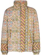 Paria Farzaneh Iranian Print Quilted Jacket - Multicolour