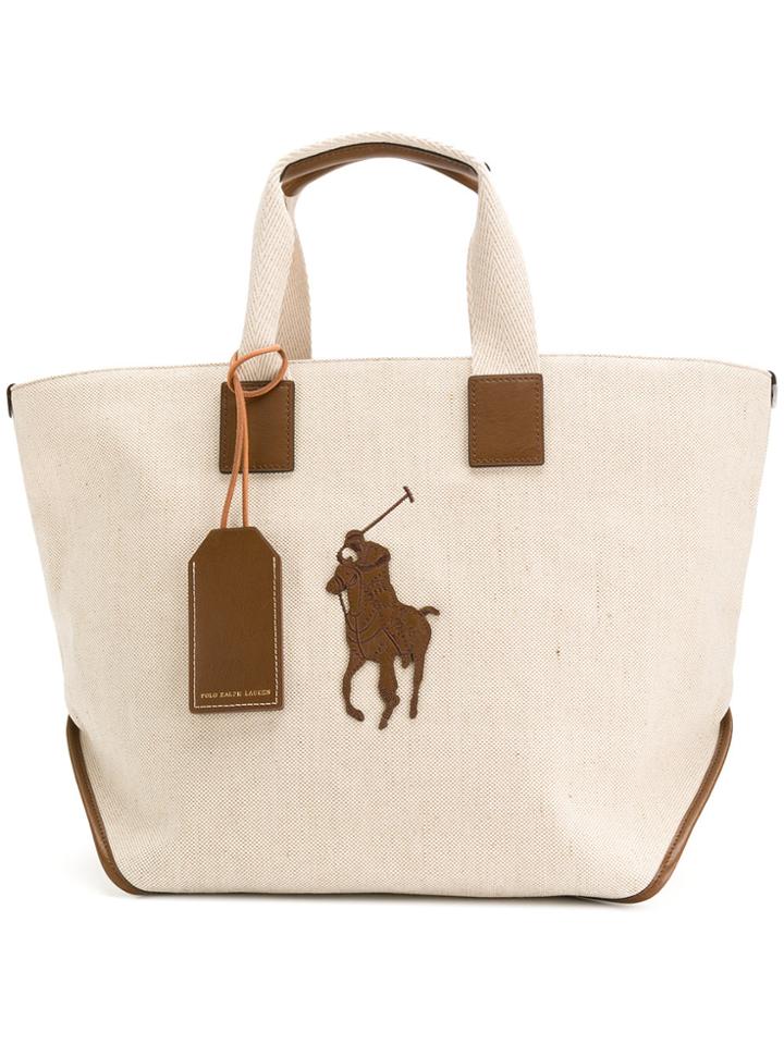 Polo Ralph Lauren Big Pony Tote Bag - Nude & Neutrals