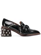 Coach Studded Loafers - Black