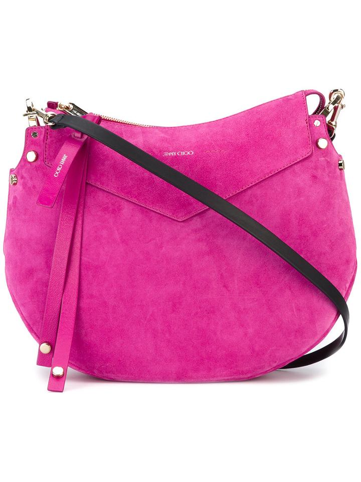 Jimmy Choo - Artie Shoulder Bag - Women - Calf Leather - One Size, Women's, Pink/purple, Calf Leather