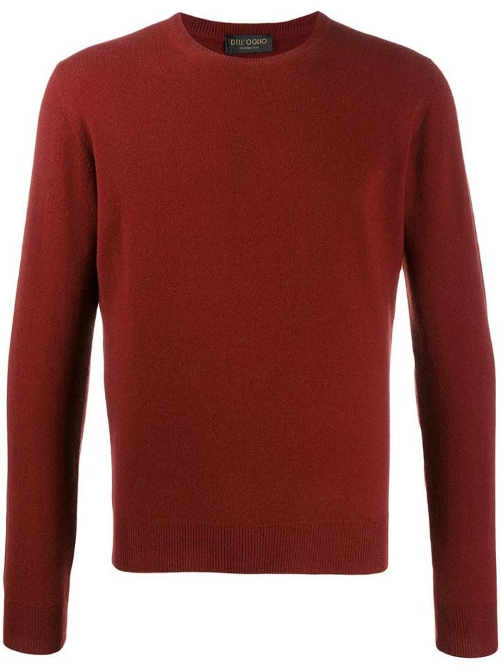 Dell'oglio Round Neck Jumper - Red