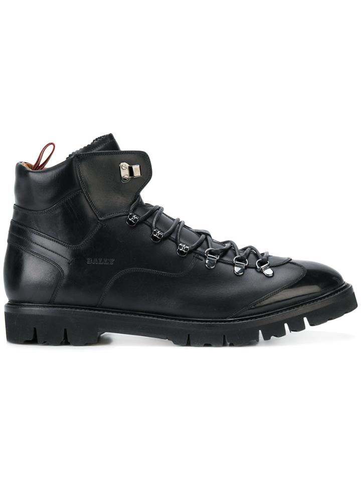 Bally Charls Hiking Boots - Black