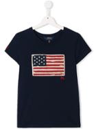 Ralph Lauren Kids Teen American Flag T-shirt - Blue