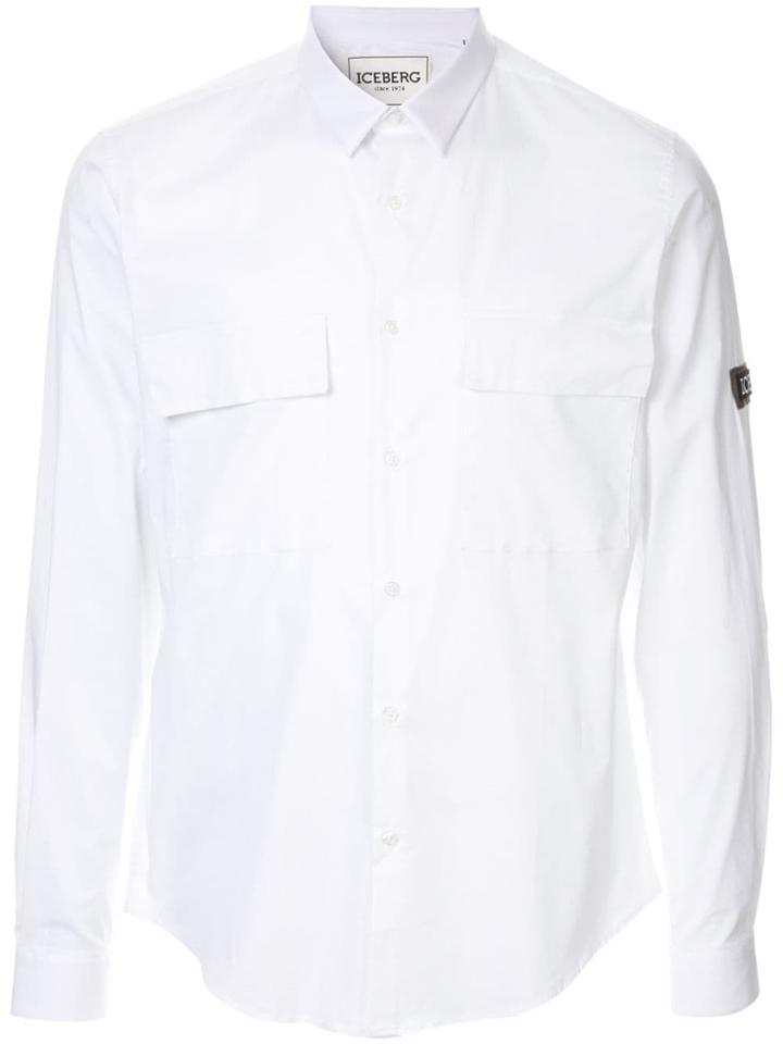 Iceberg Long Sleeve Shirt - White